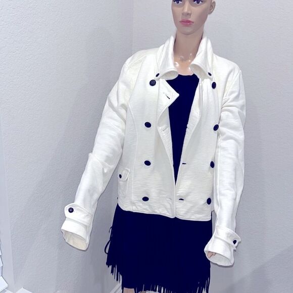 Ralph Lauren ( polo jeans collection )cream colored jacket - Picture 2 of 7